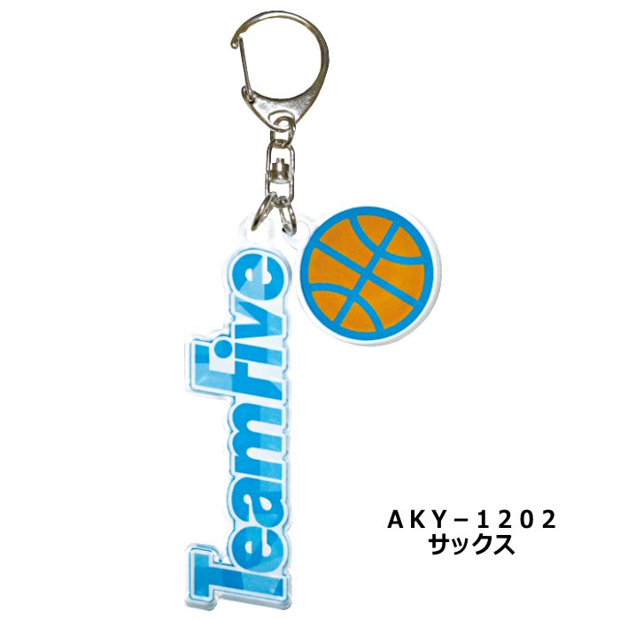 【クーポンでさらに10%引】 チームファイブ バスケットボール キーホルダー 2025年継続モデル [M便 1/4][自社]【あすつく対応】 AKY1202 AKY1206 AKY1207