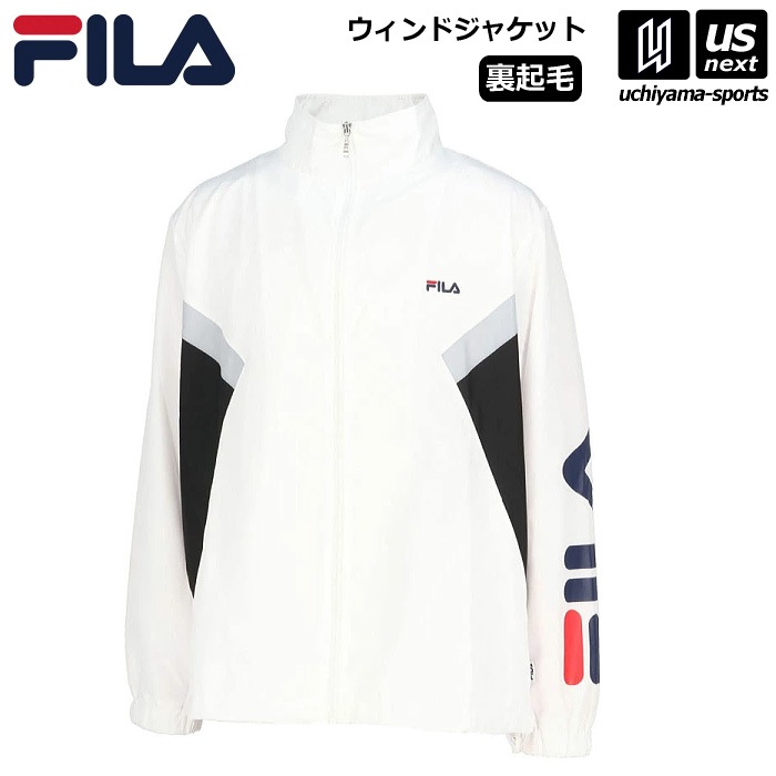 FILA レディースジャケット Lサイズ ホワイト クーポンでさらに10%引】フィラ メンズ ウィンドブレーカー ウィンド
