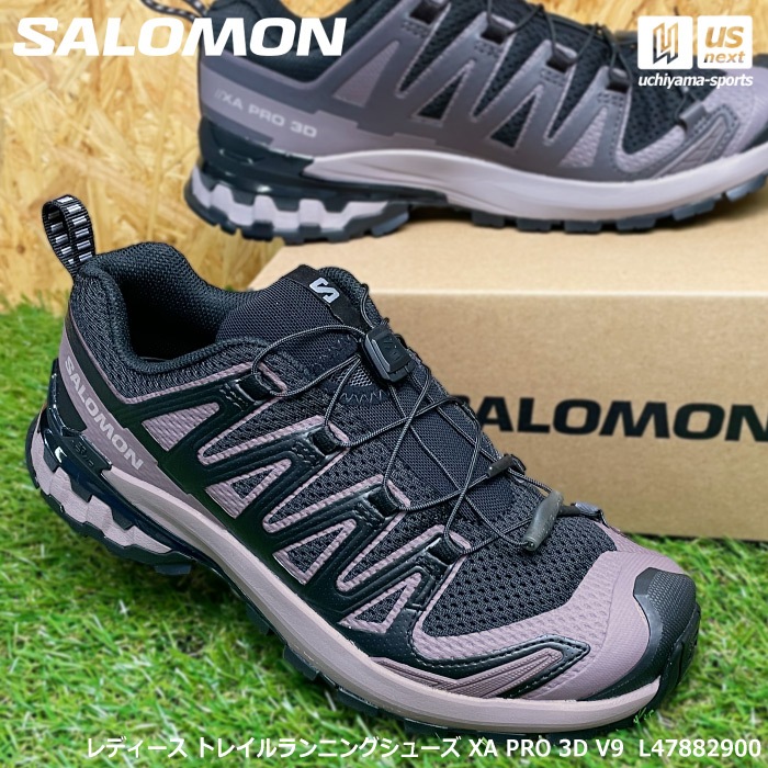 （国内正規品） サロモン レディース トレイルランニングシューズ XA PRO 3D V9 2026年春夏モデル  [自社]【あすつく対応】【メール便不可】 L47882900