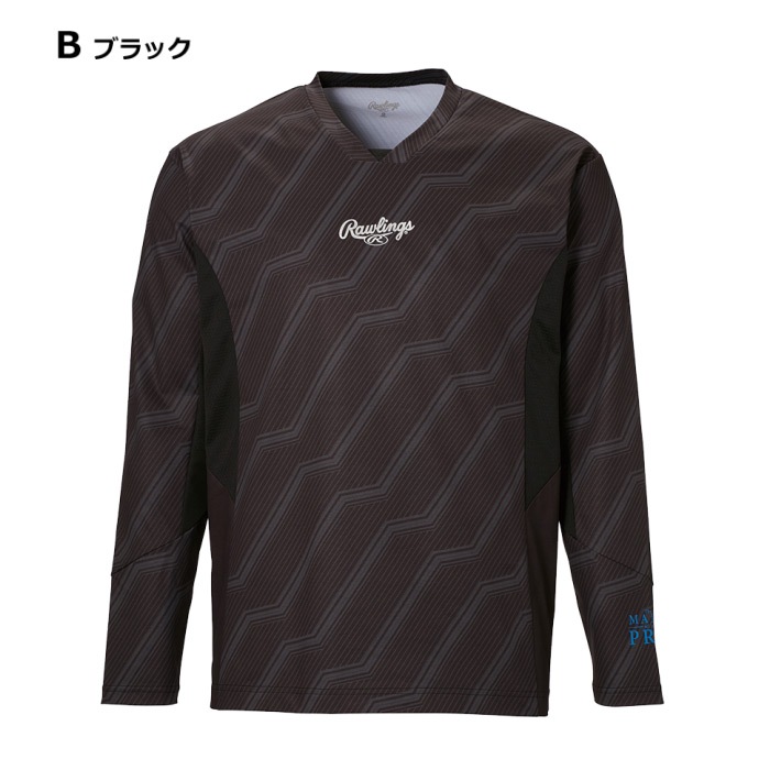 ローリングス 野球 メンズ COMBAT ハイブリッドロングスリーブシャツ 2024～25年秋冬モデル  [M便 1/1][自社]【あすつく対応】 AST14F01
