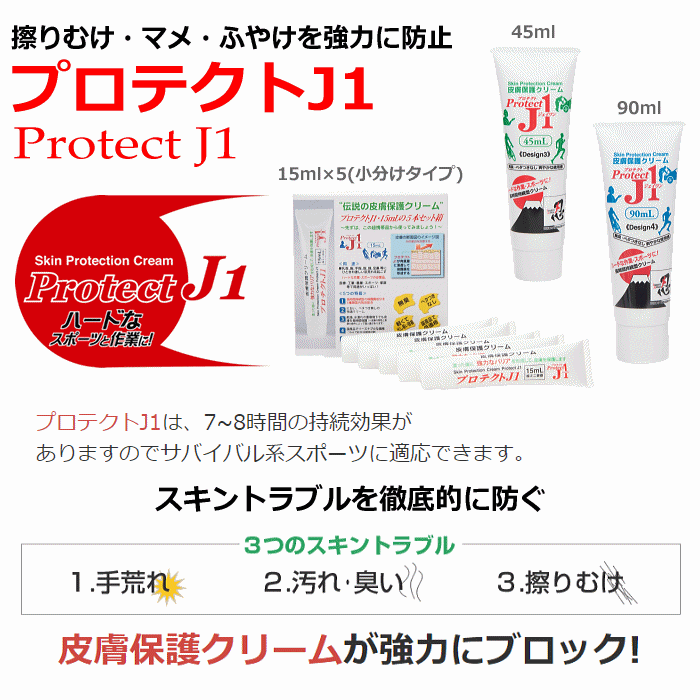 アースブルー 皮膚保護クリーム プロテクトJ1 45ml [物流]【あすつく