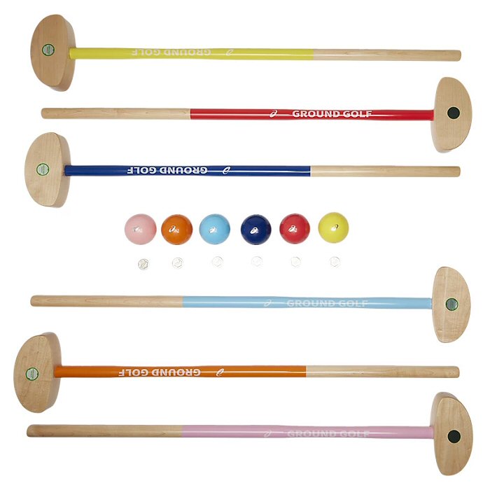 【クーポンでさらに10%引】アシックス グラウンドゴルフ GGクラブ・ボール6色セット 2025～26年秋冬継続モデル [自社]【あすつく対応】【メール便不可】 3283A244