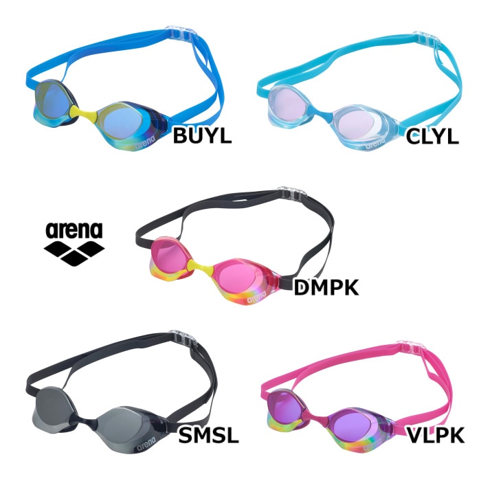 【クーポンでさらに10%引】アリーナ 水泳 レーシングゴーグル アクアフォース スウィフトエース 2026年継続モデル  [自社]【あすつく対応】【メール便不可】 AGL-O400M