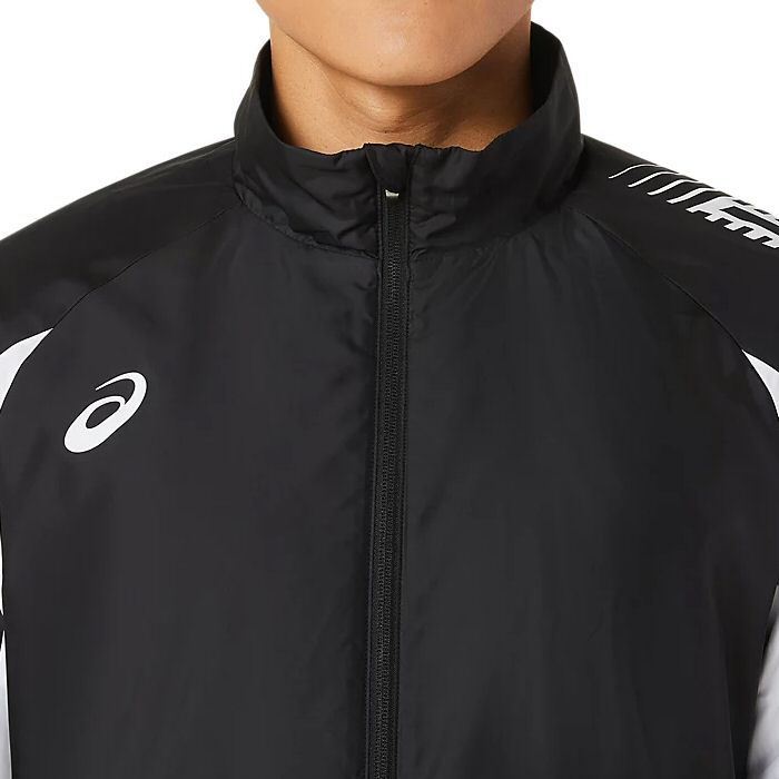  アシックス メンズ 裏トリコットウインドブレーカージャケット＆ブレーカーパンツ 上下セット 2024年継続モデル [自社]【あすつく対応】【メール便不可】 2031D535 2031D536