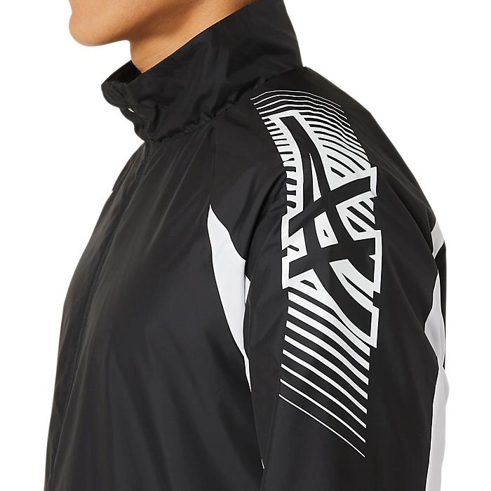  アシックス メンズ 裏トリコットウインドブレーカージャケット＆ブレーカーパンツ 上下セット 2024年継続モデル [自社]【あすつく対応】【メール便不可】 2031D535 2031D536