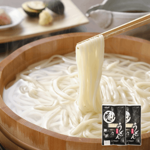 1 【初回限定】【送料無料】半生うどん2袋セット （2人前×2袋・つゆ付き）