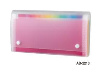 セキセイ アドワン レインボードキュメントファイル AD-2213 レインボーカラーのドキュメントファイル