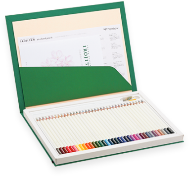 自然から集めた美しい色たち　トンボ鉛筆　IROJITEN/色辞典36色セレクトセット　CI-RSA36C　大人の塗り絵やコロリアージュに