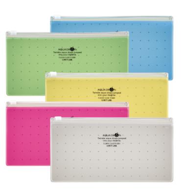 リヒトラブ AQUA DROPs クリヤーケース アクアドロップス クリヤーケース PEN(通帳)サイズ F-5301