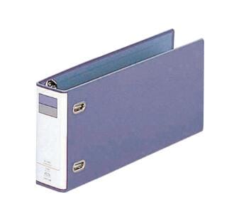 リヒトラブ D型リングファイル F-750 5×11ヨコ型統一伝票用サイズ 400枚収納 丈夫なくるみ貼表紙の厚型ファイル