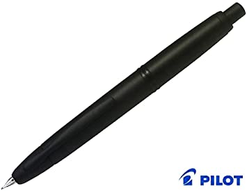 ノック式万年筆パイロットキャップレスマットブラックFC-18SR-BMEF・F・M・Bキャップのない万年筆