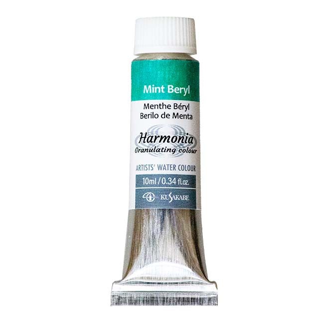 クサカベ・ハルモニアグラニュレーションカラー（分離透明水彩絵具）07ミントベリル