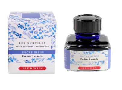 エルバン万年筆インキ香りつきインク　ラベンダーブルー30ml(HB13710)万年筆・つけペン用クオバディスジャパンインクコレクション