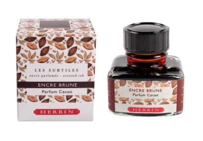 エルバン万年筆インキ香りつきインク　カカオブラウン30ml(HB13746)万年筆・つけペン用クオバディスジャパンインクコレクション