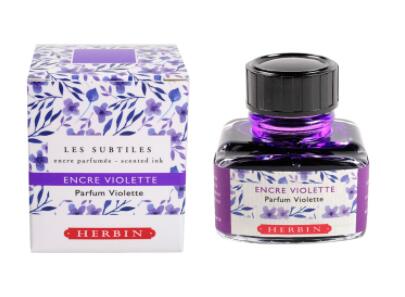 エルバン万年筆インキ香りつきインク　ヴァイオレットブルー30ml(HB13777)万年筆・つけペン用クオバディスジャパンインクコレクション