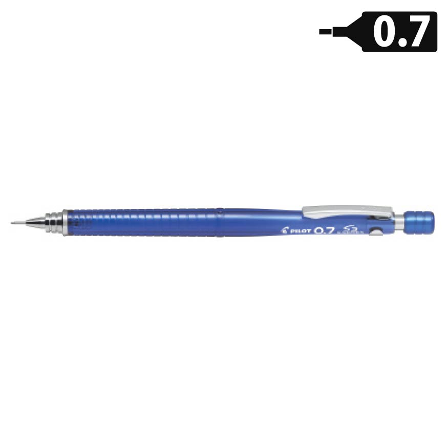 パイロットシャープ S3(エススリー)透明ブルー0.7