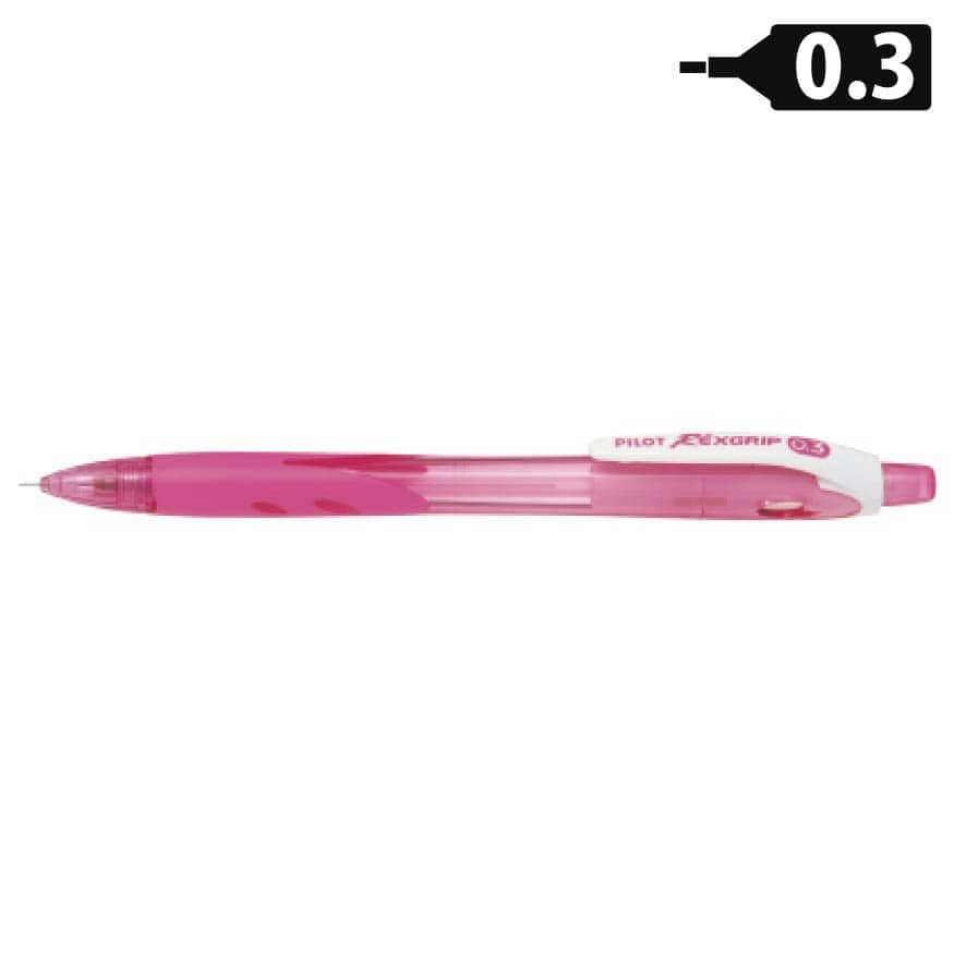 パイロット レックスグリップ シャープペンシル クリアピンク 0.3 HRG-10R3-CP シャープペンシル シャープペン シャーペン