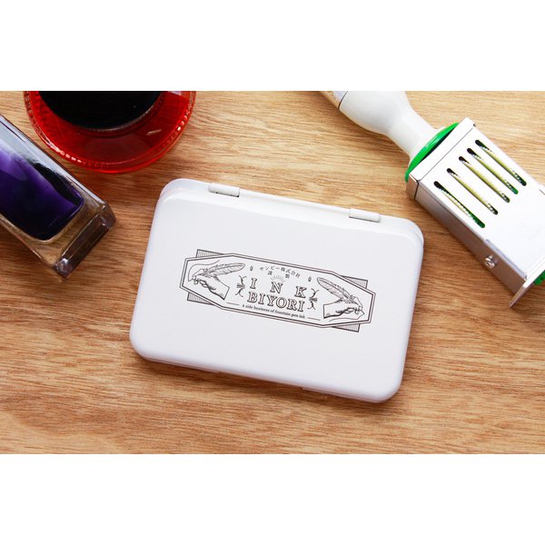 万年筆インクの副業スタンプ台サンビーINK BIYORIインク びよりINK-SPスタンプ台万年筆インク用スタンプ台