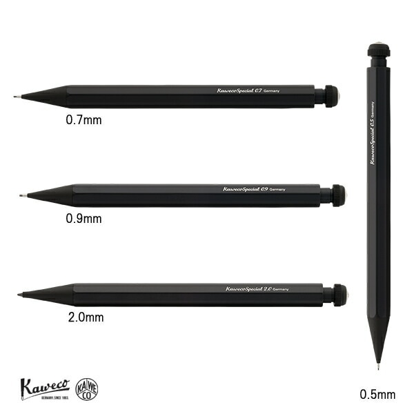 八角形の細身ボディーKaweco カヴェコスペシャル　ペンシルKAWECO-PSシャープペンシルフィットする使用感は抜群