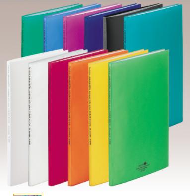 リヒトラブ AQUA DROPs クリヤーブック A4 クリアブック 20ポケット N-5000