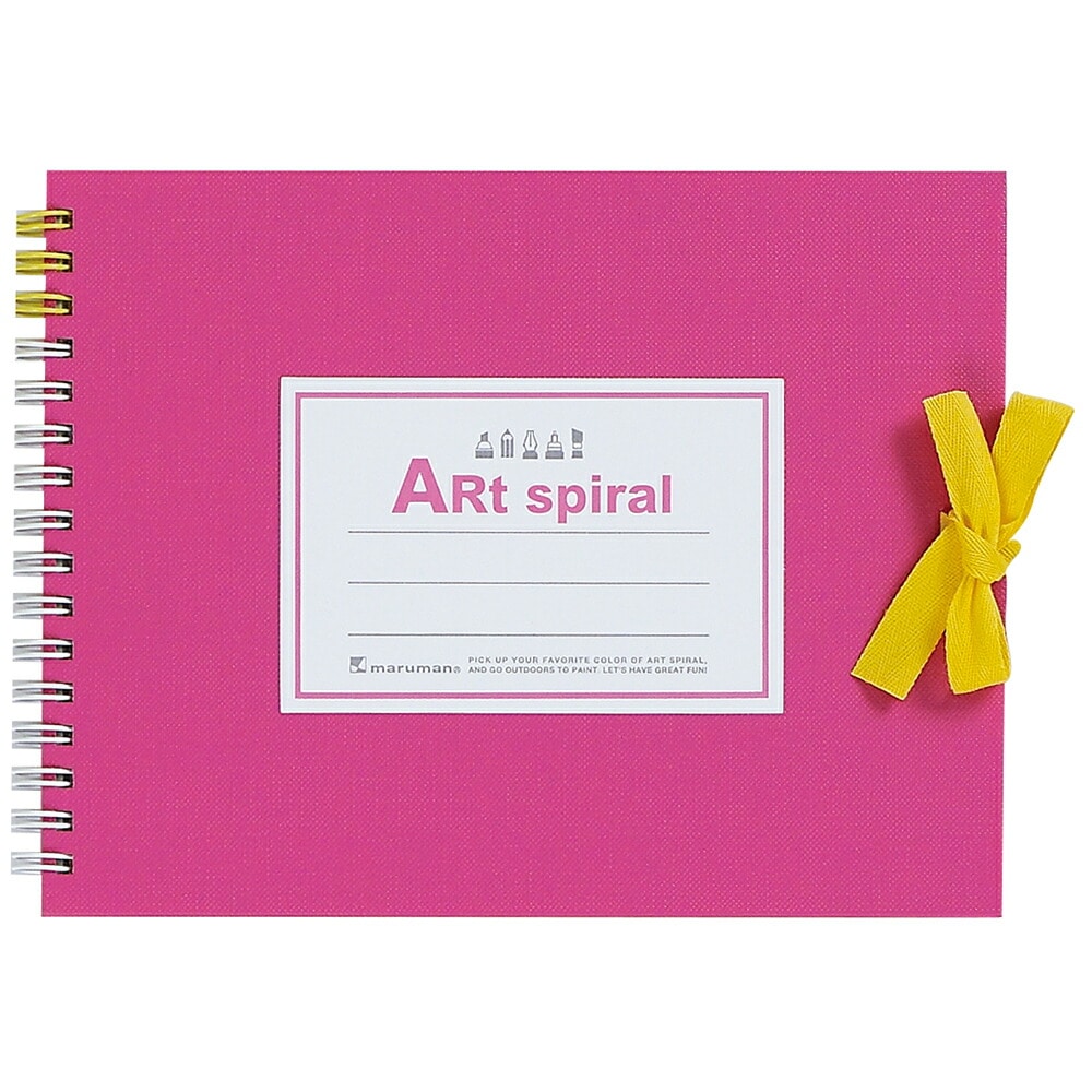 マルマンスケッチブックアートスパイラル　F0 S310-08　ピンク