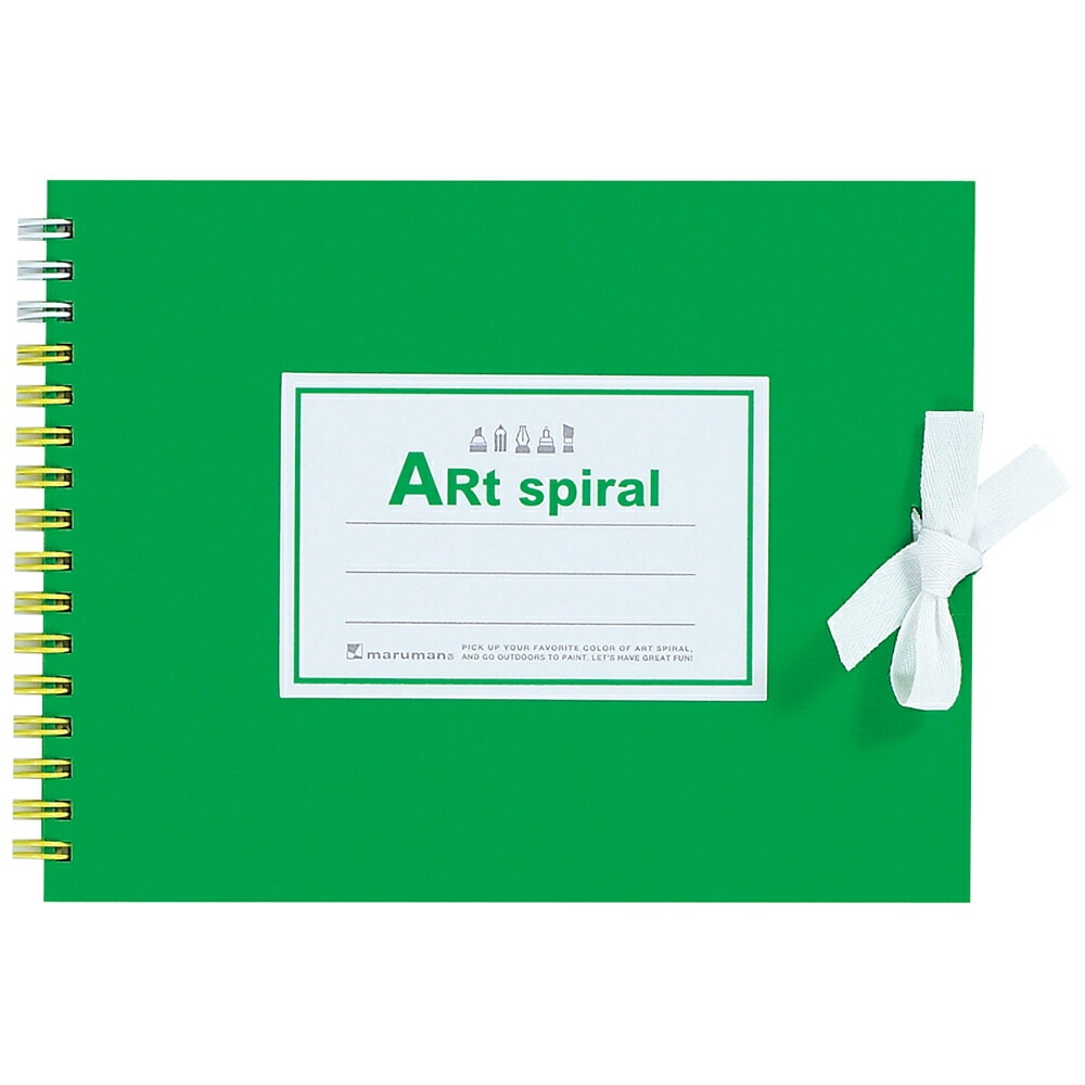 マルマンスケッチブックアートスパイラル　F0 S310-33　ライトグリーン