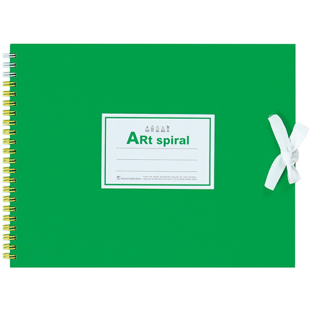 マルマンスケッチブックアートスパイラル　F1 S311-33　ライトグリーン