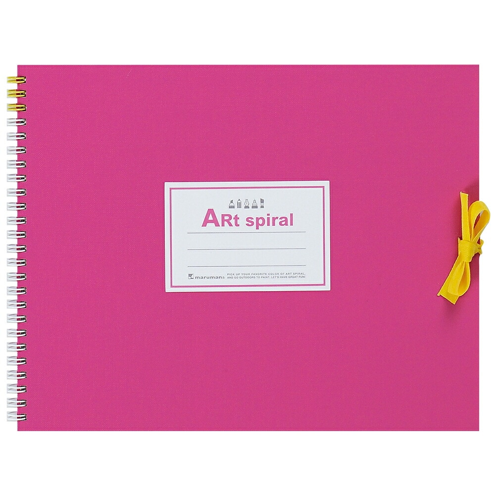 マルマン スケッチブック アートスパイラル　F3 S313-08　ピンク