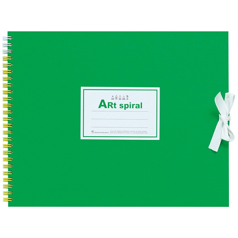 マルマンスケッチブックアートスパイラル　F3 S313-33　ライトグリーン