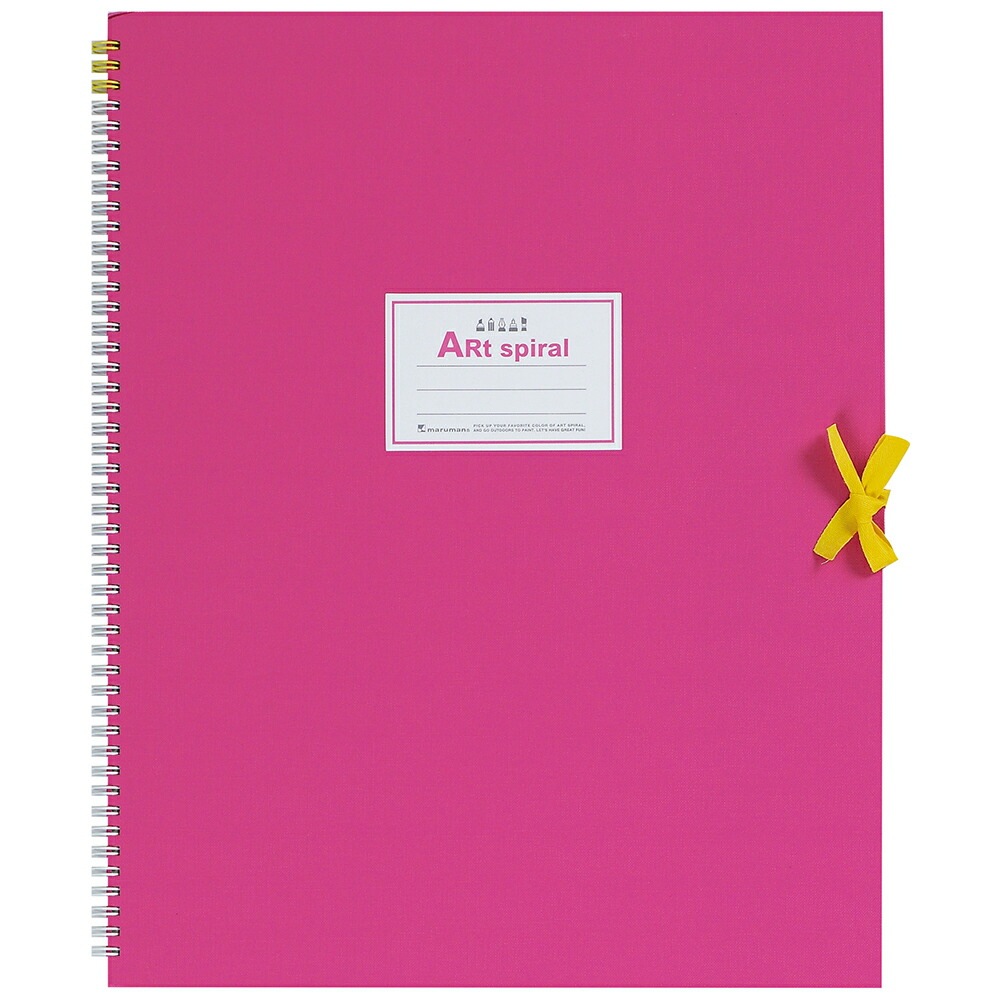 マルマンスケッチブックアートスパイラル　F6 S316-08　ピンク