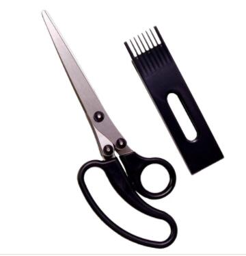 サンスター文具 7連刃シュレッダーはさみ200mm ブラック S3711455 シュレッダー はさみ 【個人情報を守るシュレッダーはさみ】