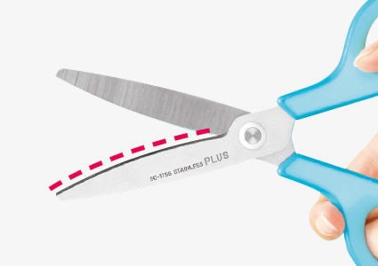 プラス　はさみ　フィットカットカーブジュニア　初めてのはさみはコレで決まり