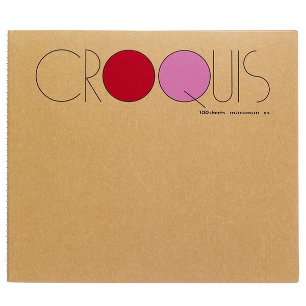 マルマンクロッキーブックレッド　SS-01