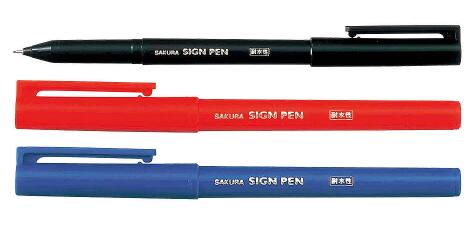 サクラクレパスサインペン極細水性マーカーお得なまとめ買い10本セット
