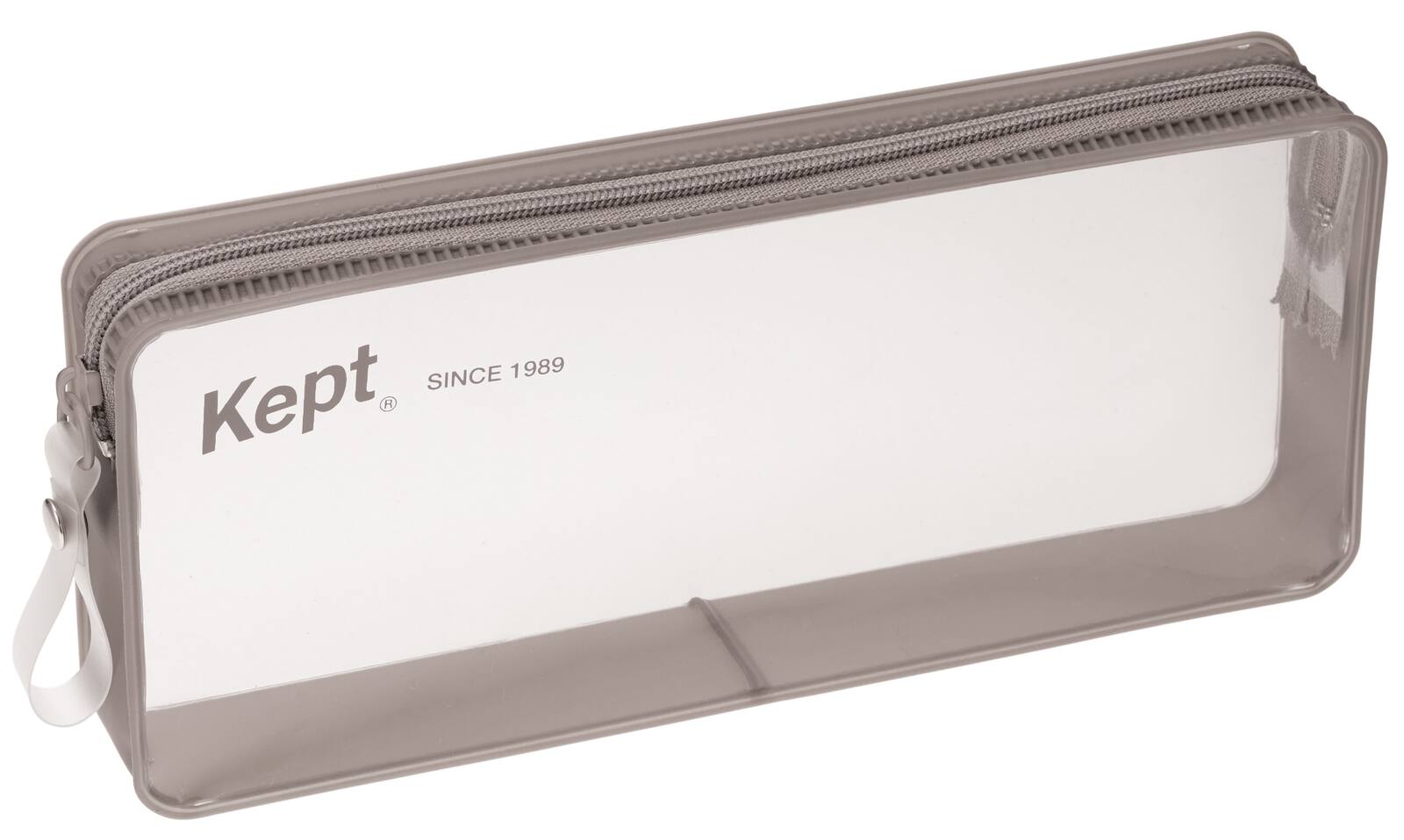 レイメイ藤井 ペンケース レクトペンケース Kept グレー クリア KPF1330N