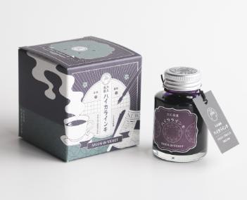 寺西化学工業 万年筆インキ ギター大正浪漫ハイカラインキ サロン　ド　バイオレット 40ml(TRH-40ML-T63) 万年筆・つけペン用 