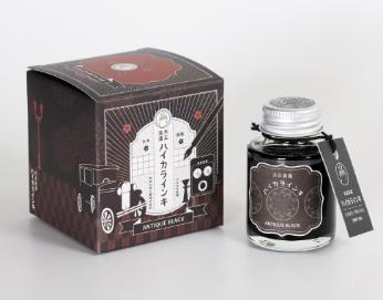 寺西化学工業 万年筆インキ ギター大正浪漫ハイカラインキ アンティークブラック 40ml(TRH-40ML-T64) 万年筆・つけペン用 