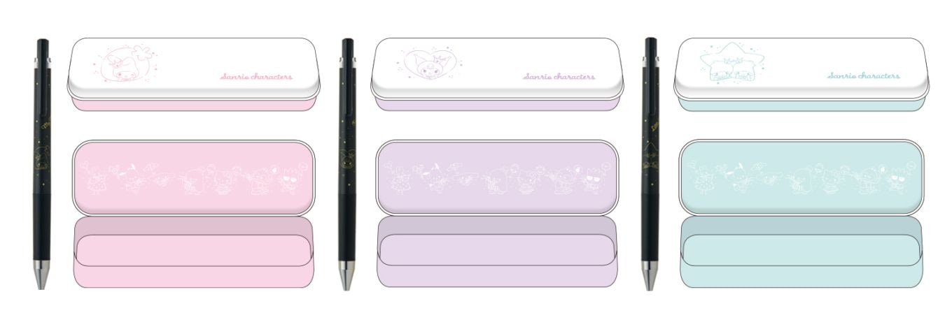 【サンリオ コラボ】 パイロット PILOT ジュースアップ サンリオキャラクターズ 缶ペンケースセット LJPS5S25CS 缶ペンケースセット 【数量限定】