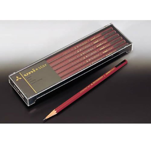 【お名入れ無し】 三菱鉛筆 鉛筆 ユニスター6角 えんぴつ 鉛筆 US 【メール便発送できます】  2H・H・HB・B・2B・3B・4B 卒園記念品 入学祝い ギフト