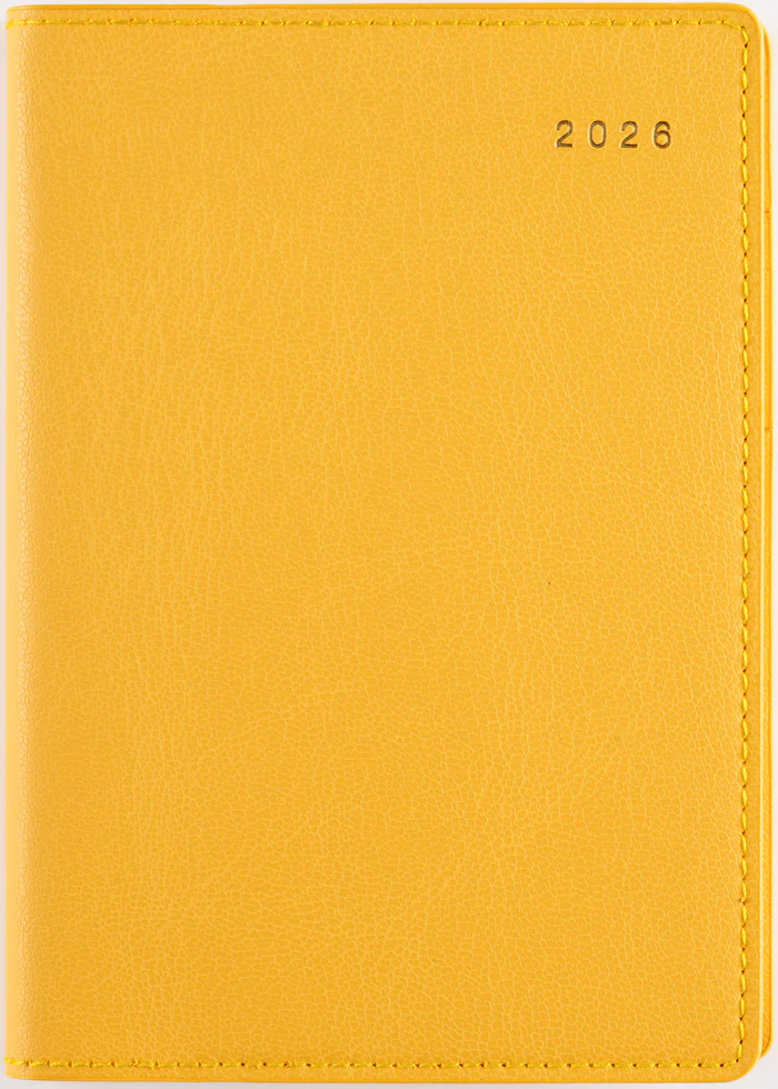 【2026年1月始まり】 高橋書店 [No.214] リシェル4【サンフラワーイエロー】 No.214 ダイアリー スケジュール帳 手帳【手になじんで使いやすい文庫本サイズ】