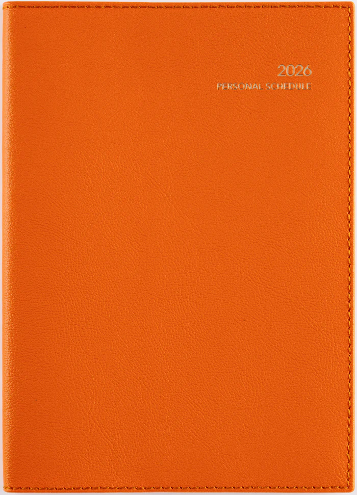 【2026年1月始まり】 高橋書店 [No.493] ディアクレール3【オレンジ】 No.493 ダイアリー スケジュール帳 手帳【スマートフォンと手帳併用派にオススメ】