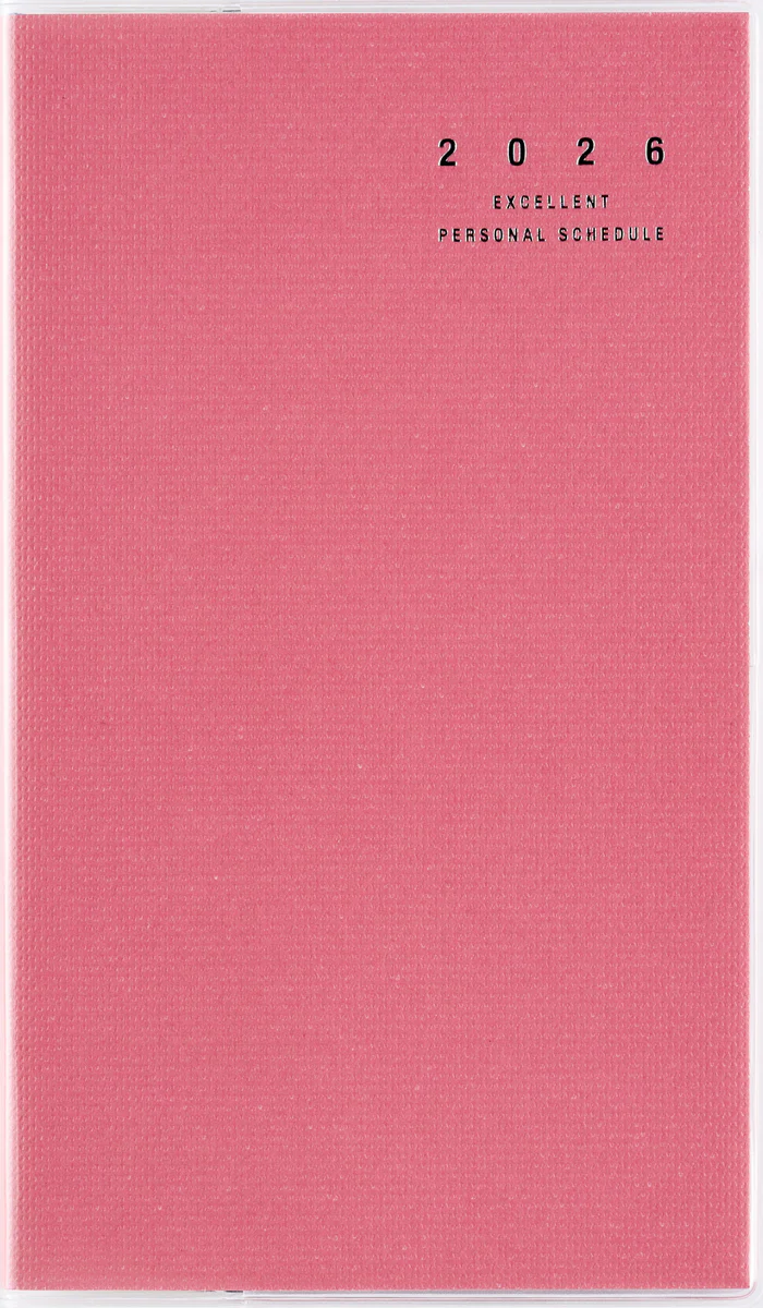 【2026年1月始まり】 高橋書店 [No.302] リベル インデックス 2【マシュマロ・ピンク】 No.302 ダイアリー スケジュール帳 手帳【月間ページとメモのシンプル手帳】