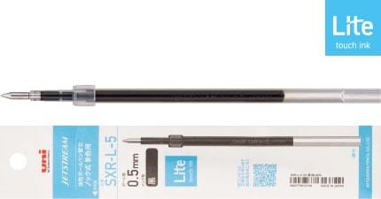 三菱鉛筆 ジェットストリーム替芯 超・低摩擦ジェットストリームインク SXR-L-5(紙パッケージ)