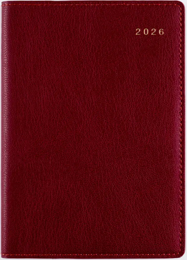 【2026年1月始まり】 高橋書店 [No.212] リシェル2【ビーツレッド】 No.212 ダイアリー スケジュール帳 手帳【手になじんで使いやすい文庫本サイズ】