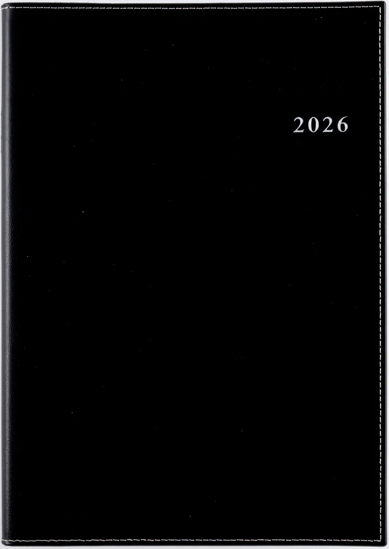 【2026年1月始まり】 高橋書店 [No.473] デスクダイアリー セッテ【黒】 No.473 ダイアリー スケジュール帳 手帳【先の予定まで把握できる】