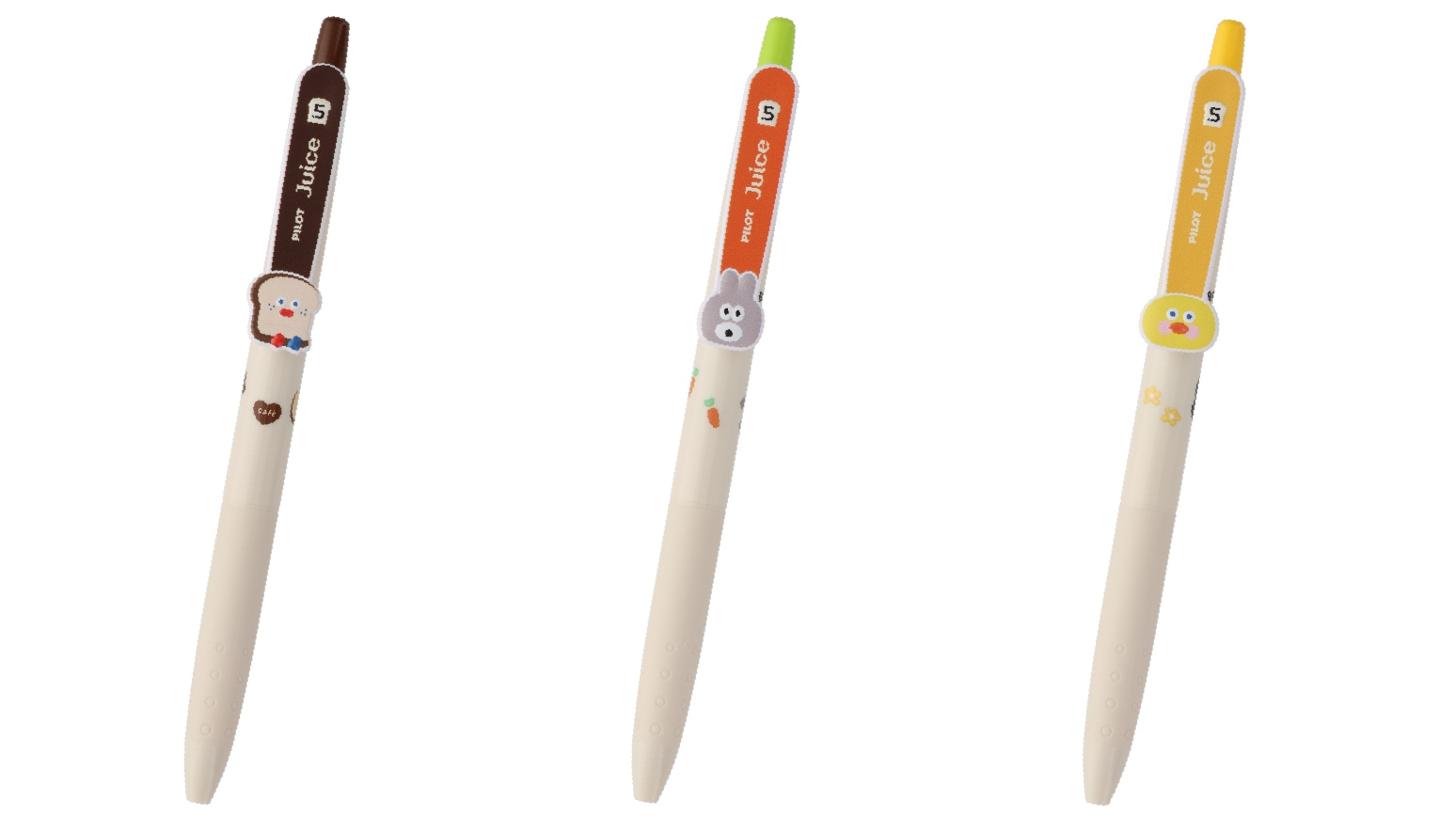 パイロット ゲルインキボールペン『ジュース×BRUNCH BROTHER』ジュース×BRUNCH BROTHER クリッププレート付き LJUEFB25P