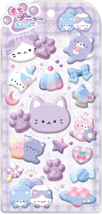 大人気シールが限定入荷】 クラックス もちプニュー ステッカー ねこ