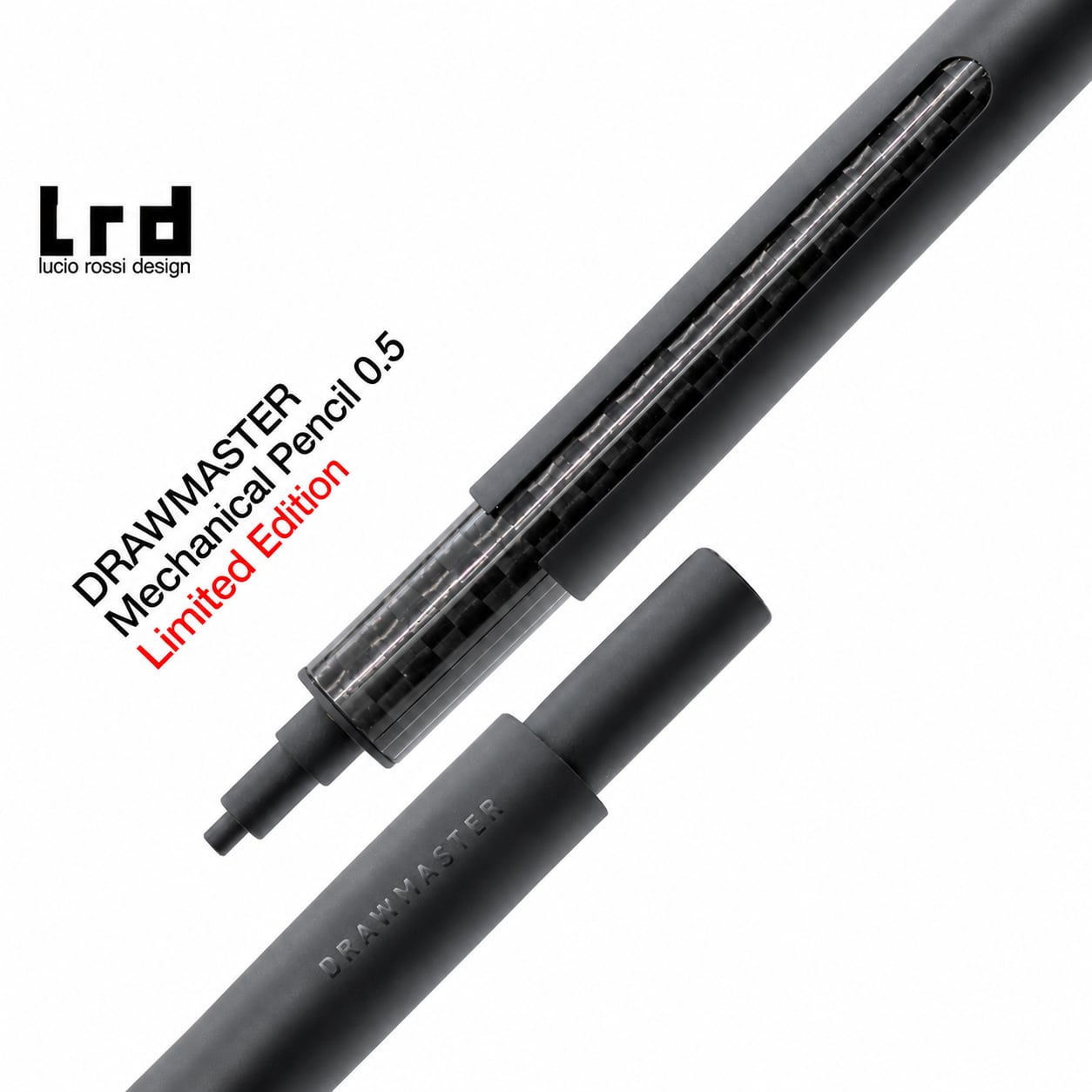 【真鍮とカーボンの融合】 LUDDITE ラダイト  DRAWMASTER Limited Edition　Luddite × Lucio Rossi Design LDLR-DM-05 シャープペンシル シャープペン シャーペン 【数量限定】