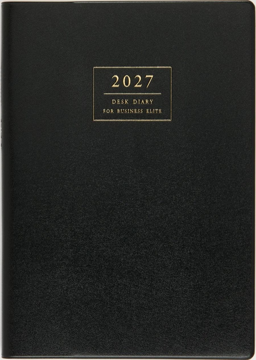 【2027年1月始まり】 高橋書店 [No.53] デスクダイアリー【黒】 No.53 ダイアリー 日記 【１日の記入欄が広いロングセラーな1冊】