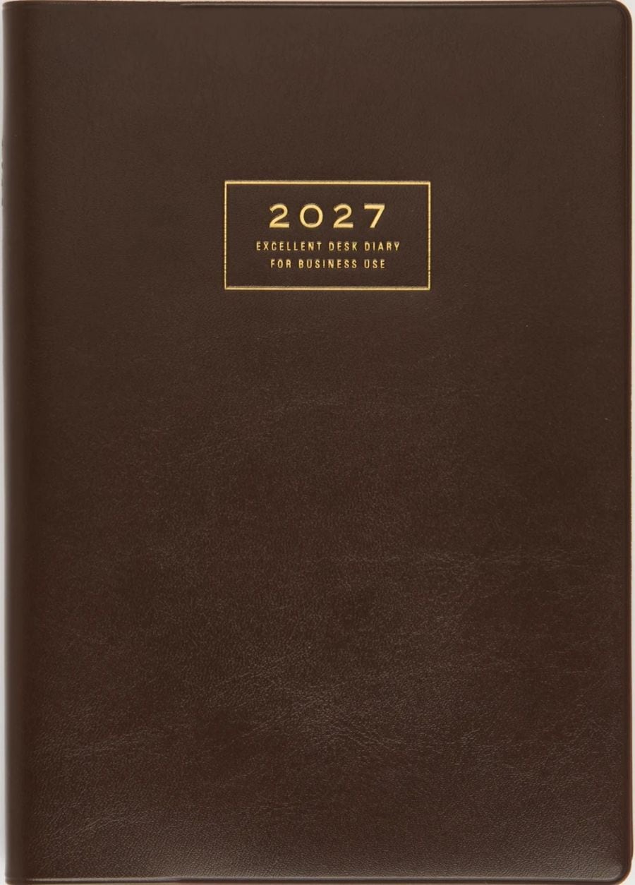 【2027年1月始まり】 高橋書店 [No.54] ビジネス卓上日誌【茶】 No.54 ダイアリー スケジュール帳 手帳【人気の高機能ダイアリー】